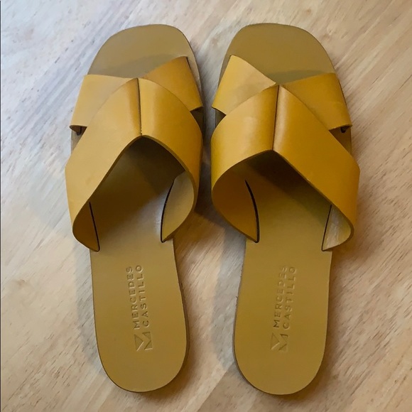 MERCEDES CASTILLO Shoes - Mercedes Castillo Yellow Sandal
